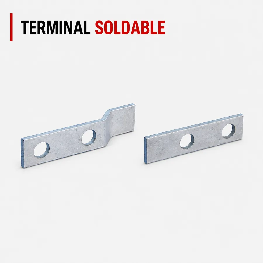 Terminal soldable B-101 · B-102 para puesta a tierra